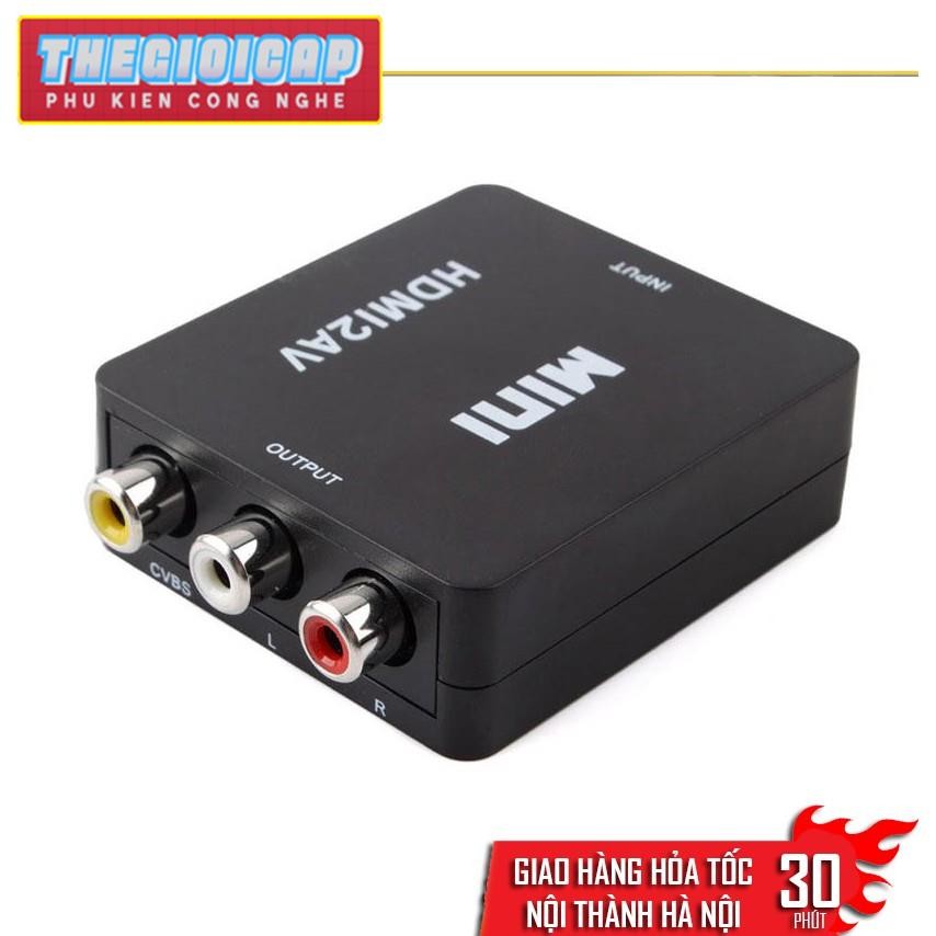 Bộ chuyển đổi tín hiệu từ HDMI sang AV Mini (Đen)