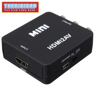 Bộ chuyển đổi tín hiệu từ HDMI sang AV Mini (Đen)