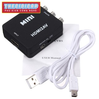 Bộ chuyển đổi tín hiệu từ HDMI sang AV Mini (Đen)