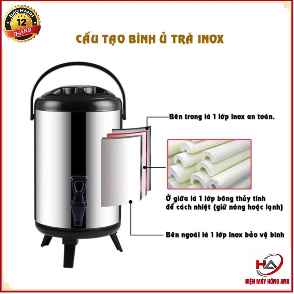 Bình ủ trà inox