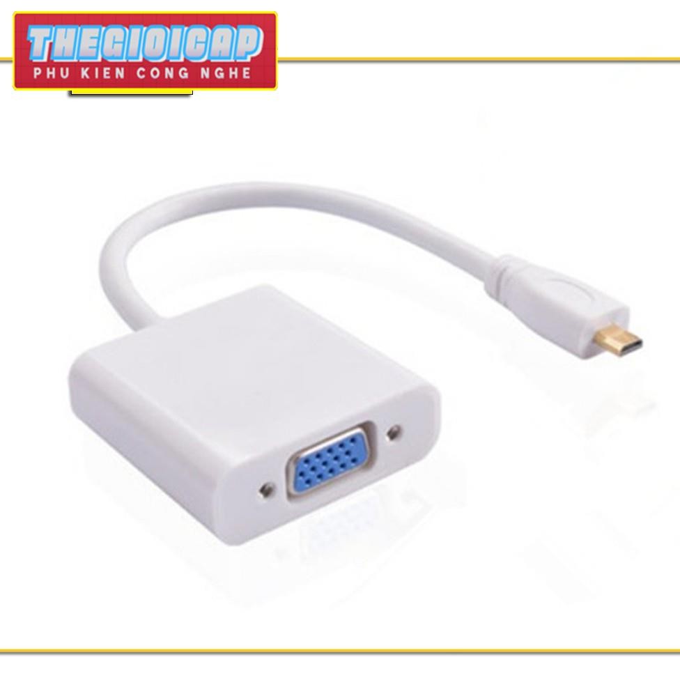 Cáp chuyển MICRO HDMI ra VGA adapter