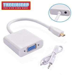 Cáp chuyển Micro HDMI sang VGA có âm thanh