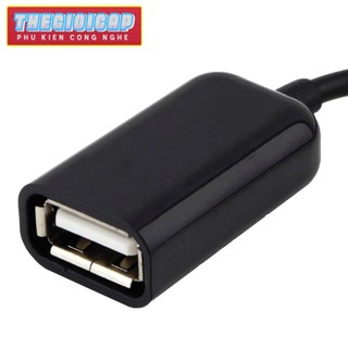 Cáp OTG kết nối smartphone với cổng Usb