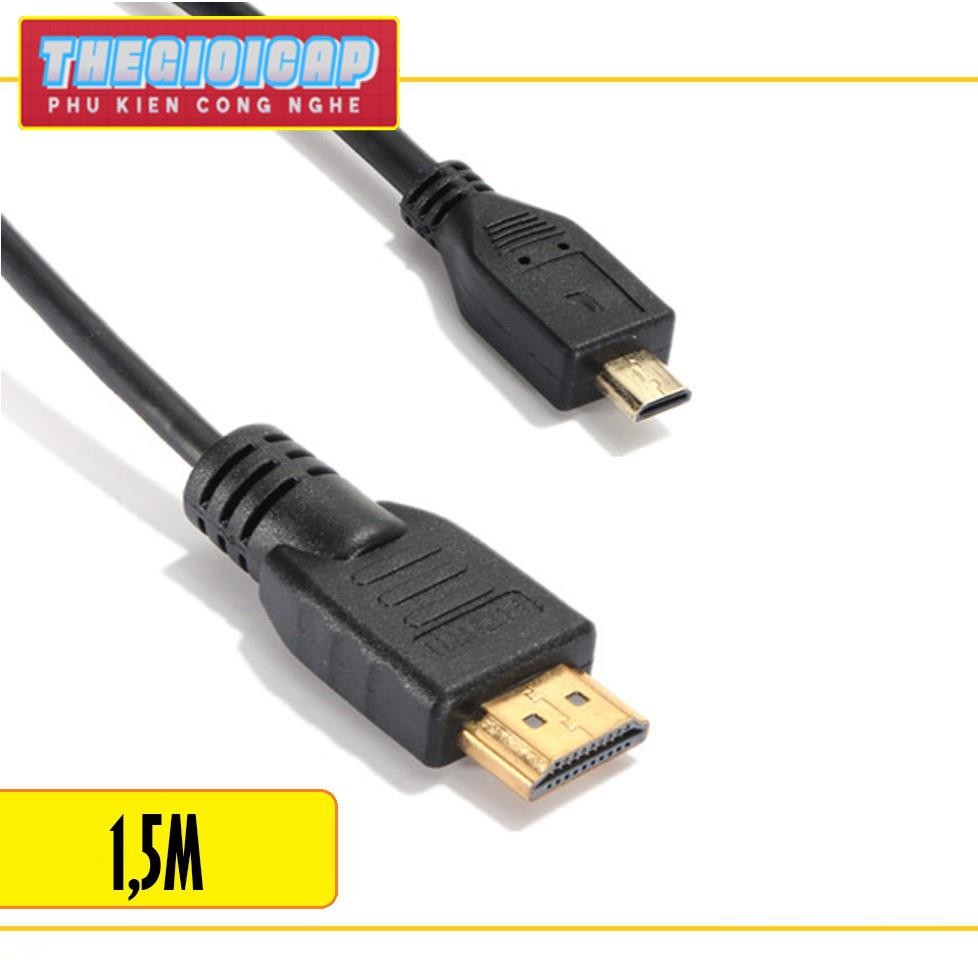 Dây micro HDMI to HDMI 1.5m