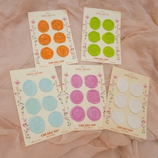 Dấu Sáp Niêm Phong - Set 6 Hoa Lá - COLORMATE