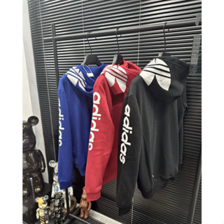 Áo Khoác Thể Thao Adidas Chất Nỉ Bông Trần Dày Dặn - Áo Khoác Adidas Có Mũ Phong cách Boy Phố Hottrend 2023