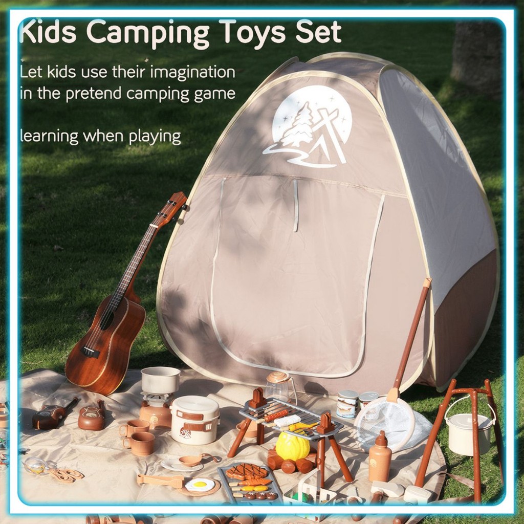 đồ hàng cho bé yêu Kids Camping Set with Tent Hanrui VN Luna Nest Nordic Aura