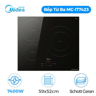 Bếp điện từ ba Midea MC-IT7423, 7400W