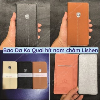 Bao da Vsmart Active 3 (Active3) chất liệu da cao cấp, sang trọng, có ngăn chứa thẻ tiện lợi, nắp gập chống đỡ xem phim