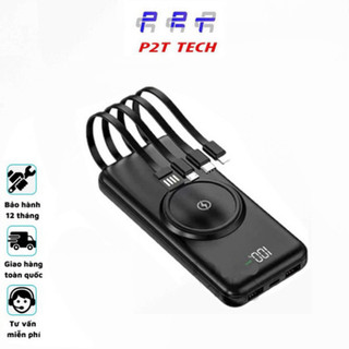 Sạc dự phòng Nhật TAKASHIO dung lượng 20000mah tích hợp 4 đầu dây,pin dự phòng không dây phù hợp nhiều dòng máy Hot 2024