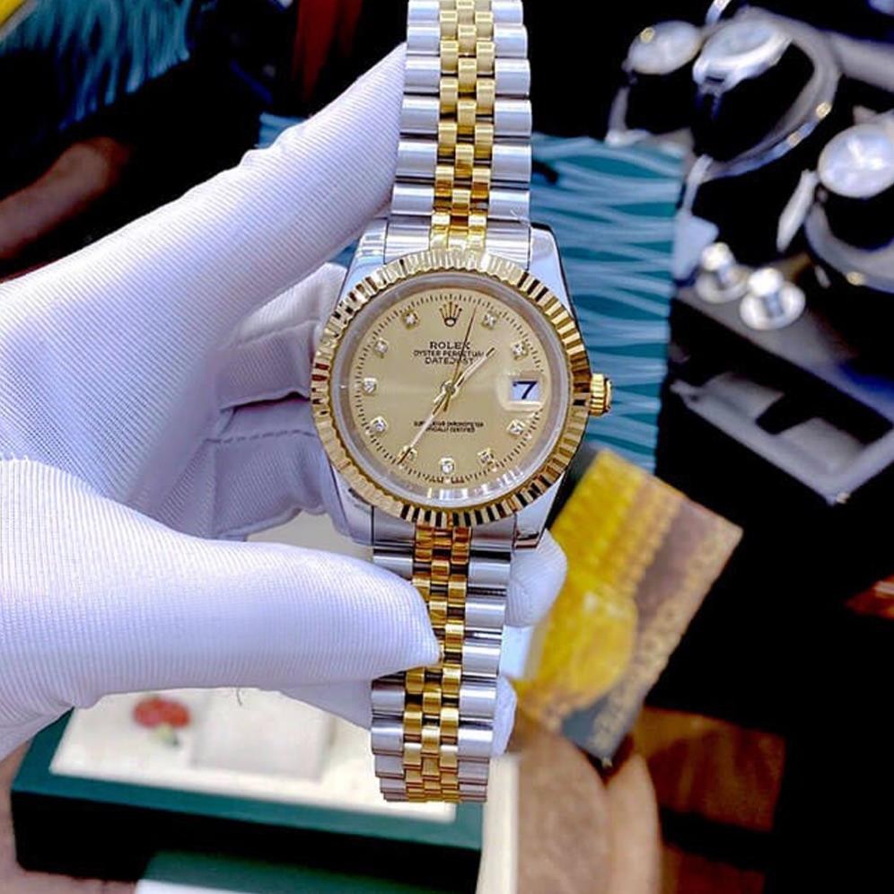 Đồng Hồ Nữ Chính Hãng Rolex   Dây Thép Chống Nước Tốt Mẫu Mới 2024
