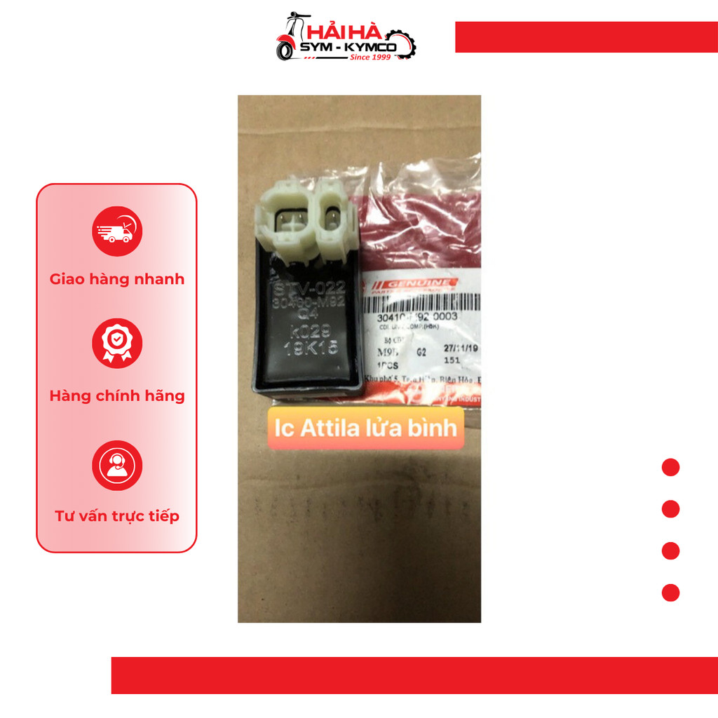 IC/ Bộ CDI xe Attila mã M9B LỬA MÁY [Chính hãng SYM]