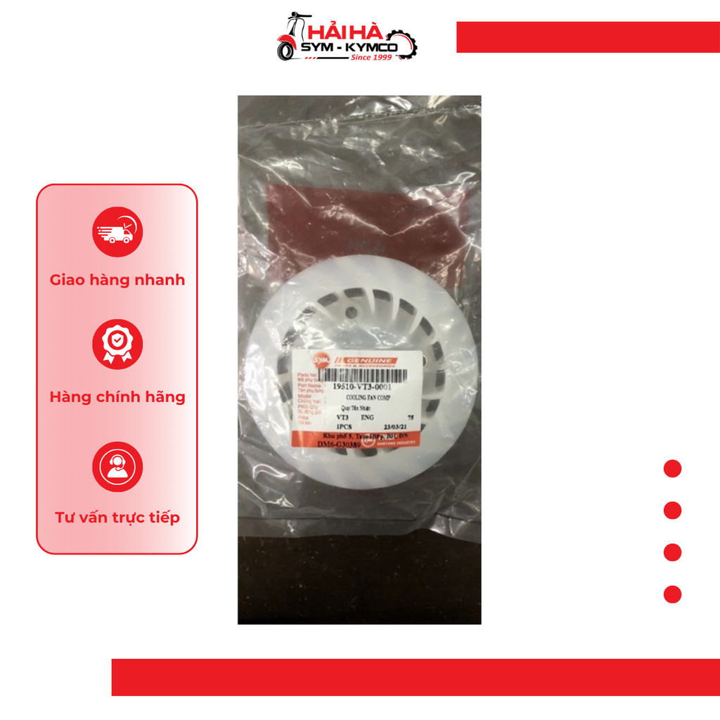 Quạt tản nhiệt mã VT3 [Chính hãng SYM]