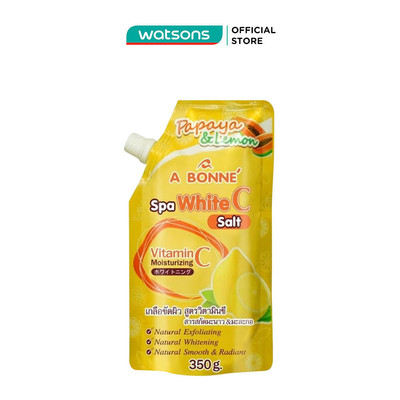 Muối Tắm Sữa A Bonne Spa Vitamin C Salt Chiết Xuất Chanh & Đu Đủ 350g