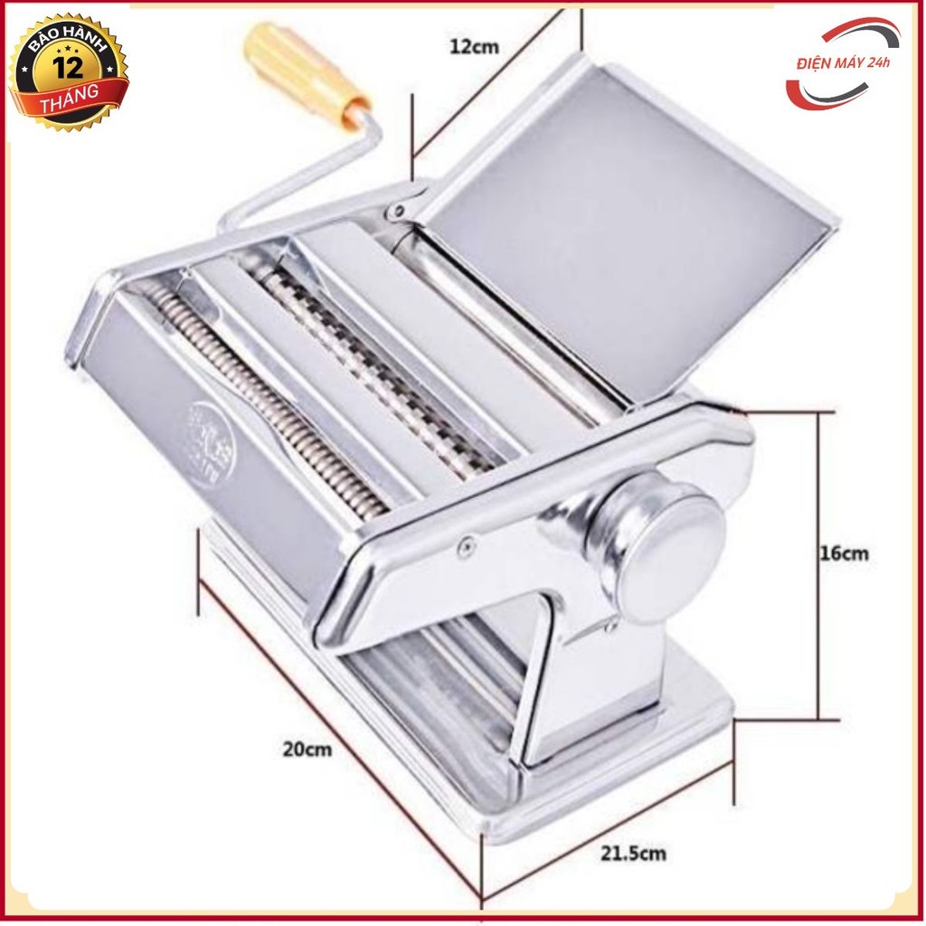 Máy cán mì cắt mì 2 lưỡi cắt