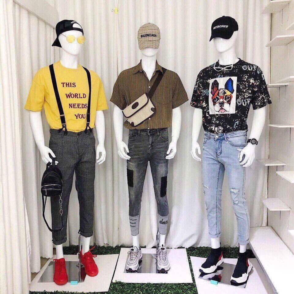 HỎA TỐC manocanh nam trắng đầu trứng nguyên con bằng nhựa không vỡ hợp thời trang - sada shop 06