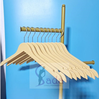  Combo 10 cái móc nhựa vàng người lớn treo quần áo nam nữ xoay đầu 360 - sada shop 