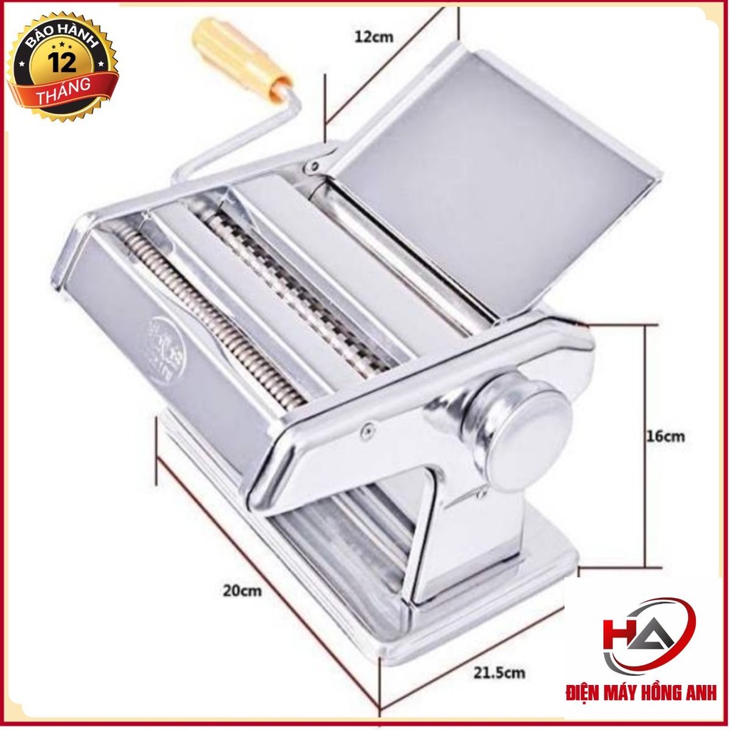 Máy cán mì cắt mì 2 lưỡi cắt