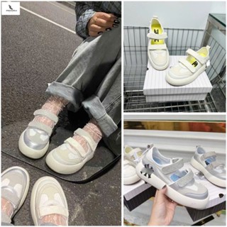 Sục sandal nữ quai dán M,L,B NY, Giày thể thao M,L,B Velcro cổ thấp nhẹ,giản dị,thoáng khí,đi đa phong cách