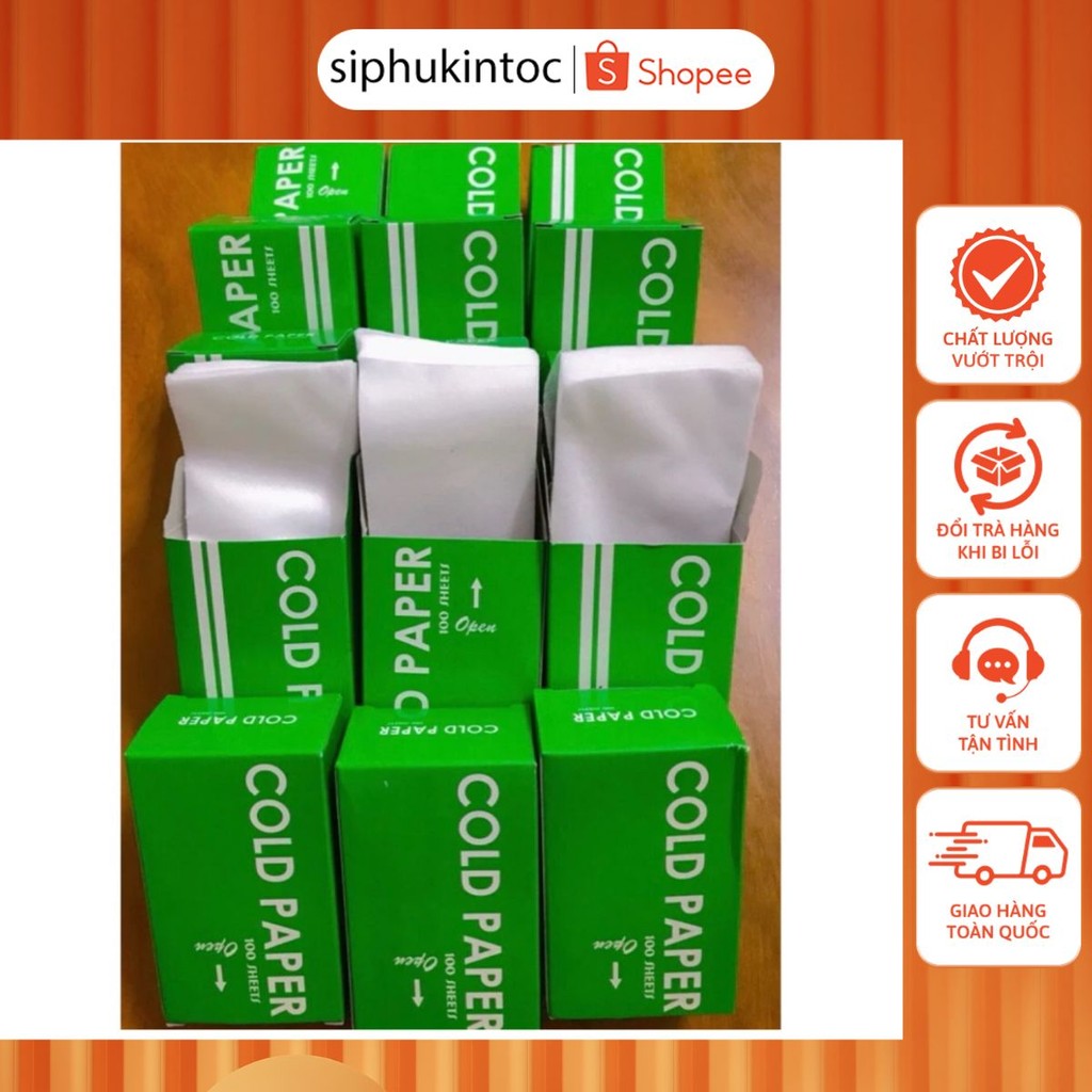 Giấy Uốn Lạnh 50 Tờ