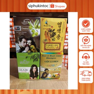 Hộp 10 gói gội là đen nhân sâm từ thiên nhiên