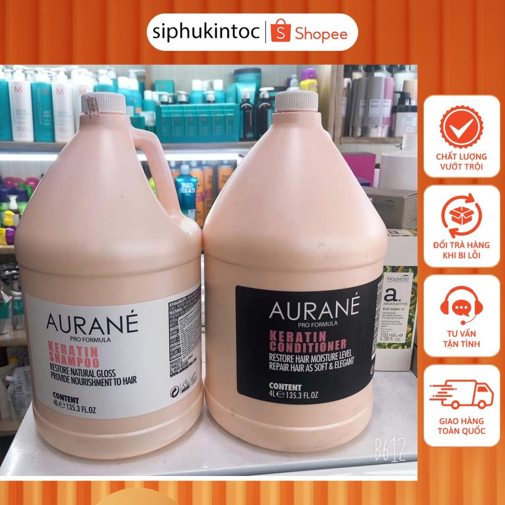 [Mã COSBAUH3 giảm 8% đơn 300K] Dầu Gội Aurane 4000ml Mở Biểu Bì Tóc