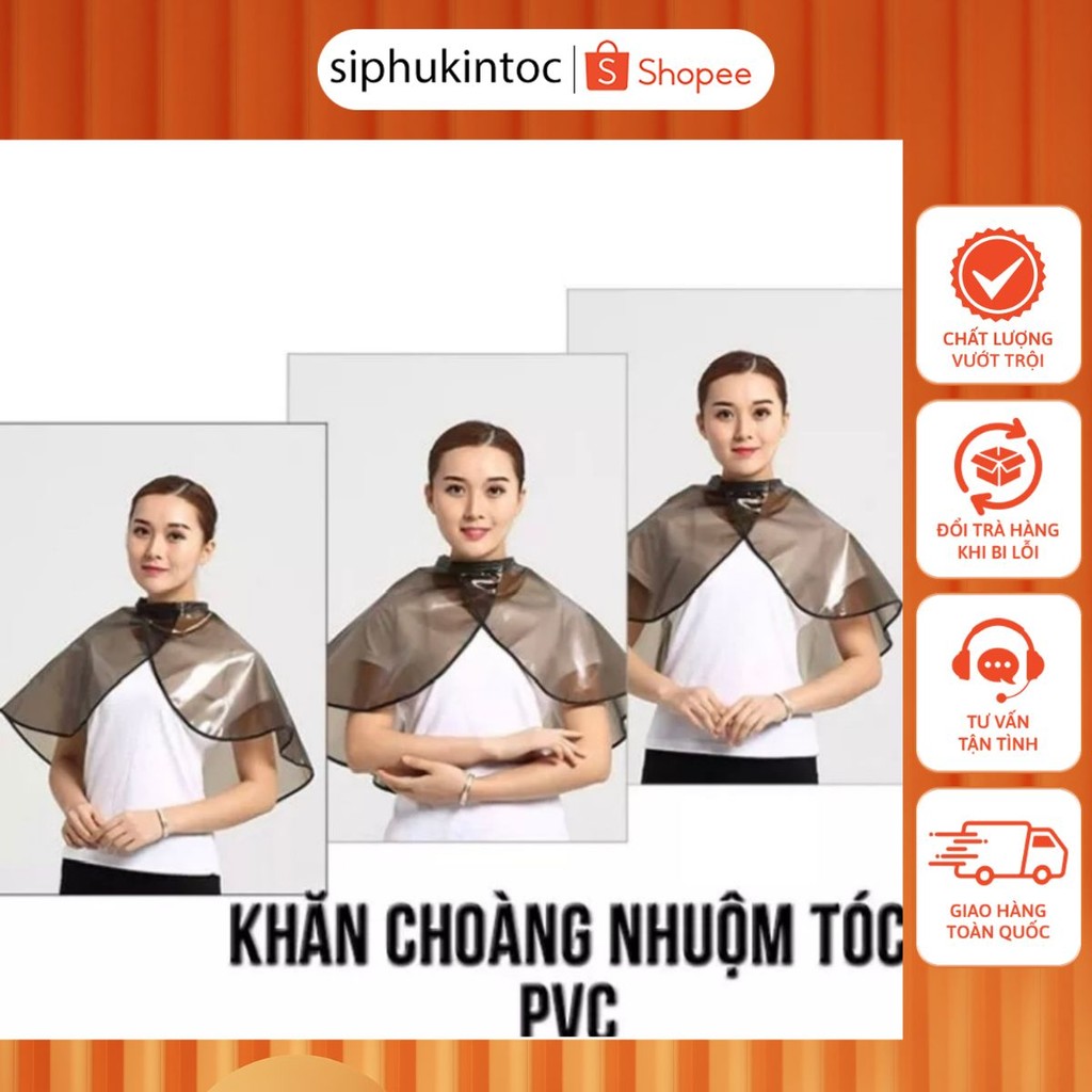 Áo choàng da cắt uốn nhuộm tóc