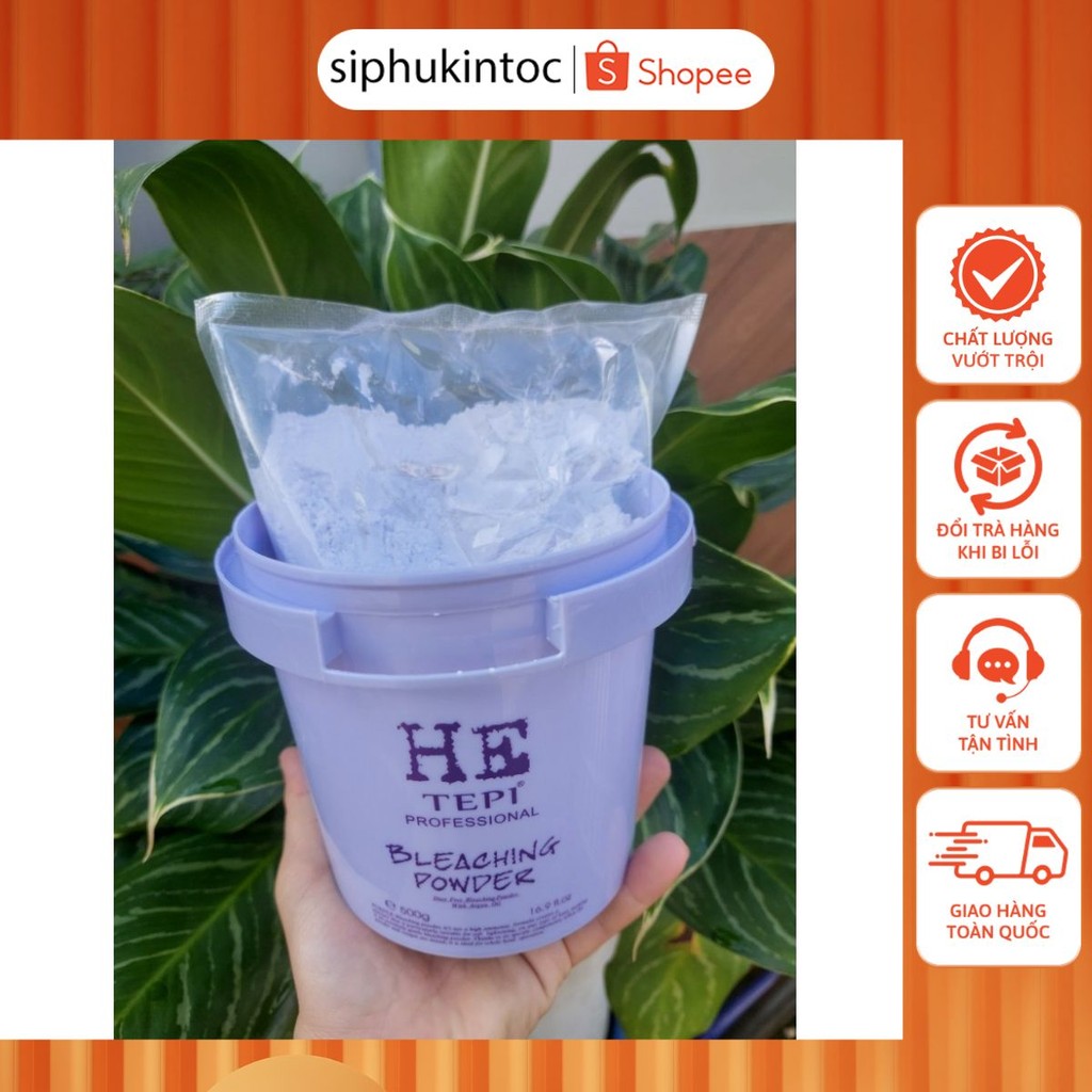 Bột tẩy tóc thần tóc he teppi 500g