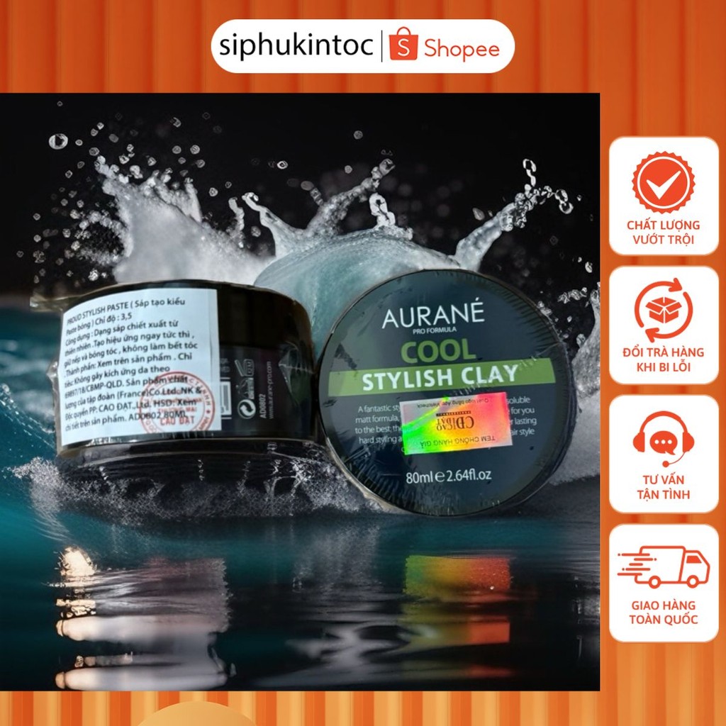 [CHÍNH HÃNG] Sáp vuốt tóc Aurane Cool Stylish Clay - 80g