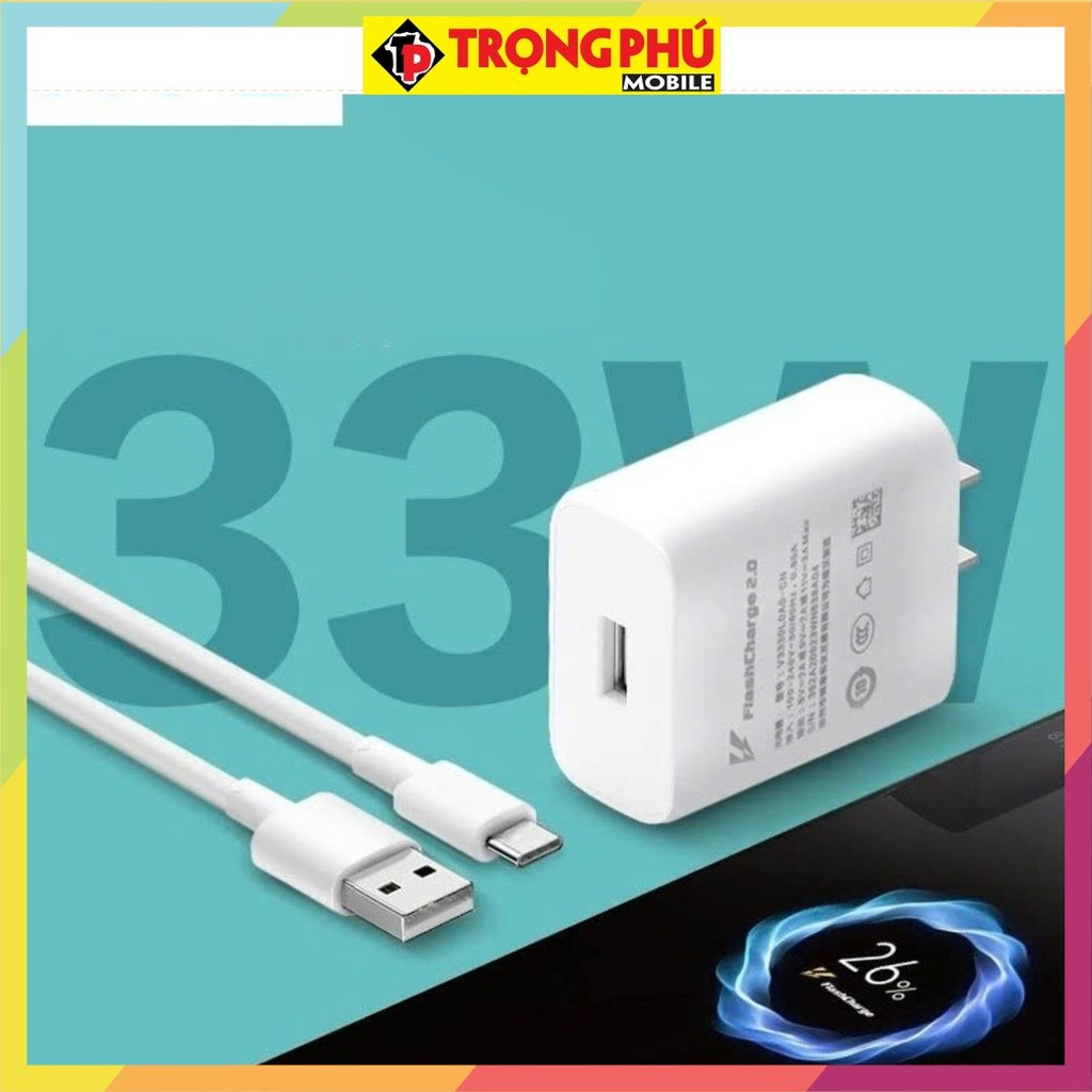 Bộ sạc Vivo 33w chính hãng Hút hàng