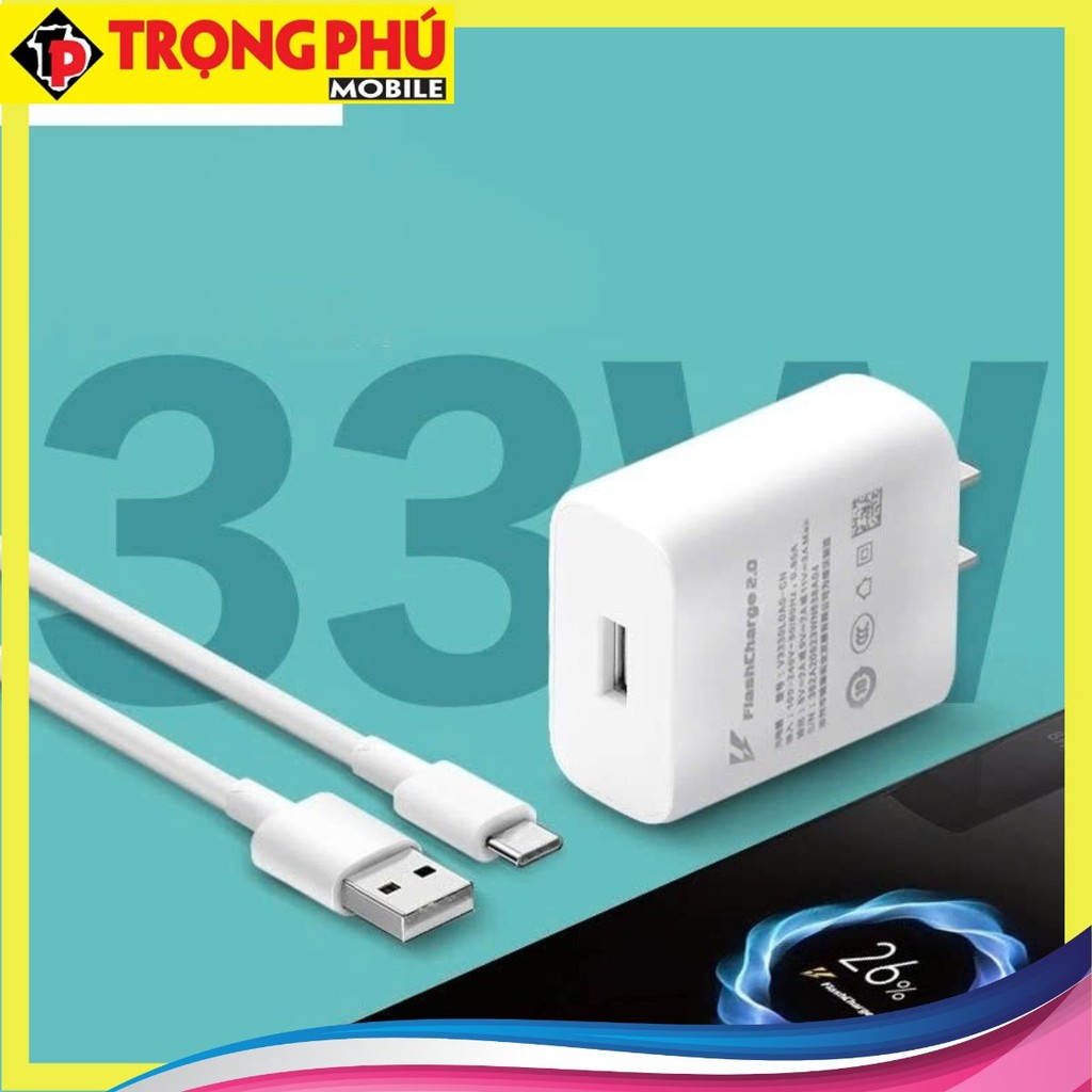 Bộ sạc Vivo 33w chính hãng