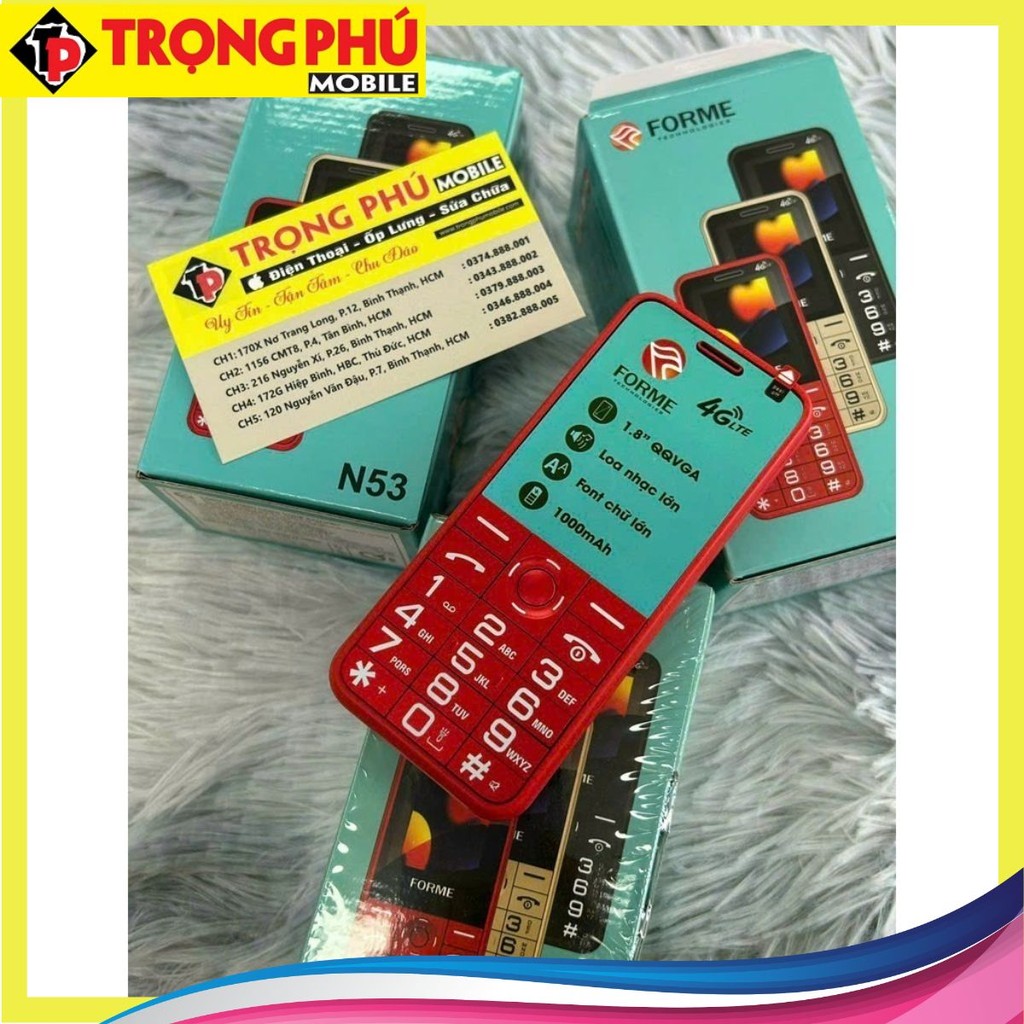 Điện thoại Forme N53 4g Chính hãng - Xịn