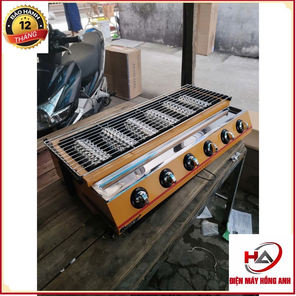 Bếp nướng gas 6 đầu đốt