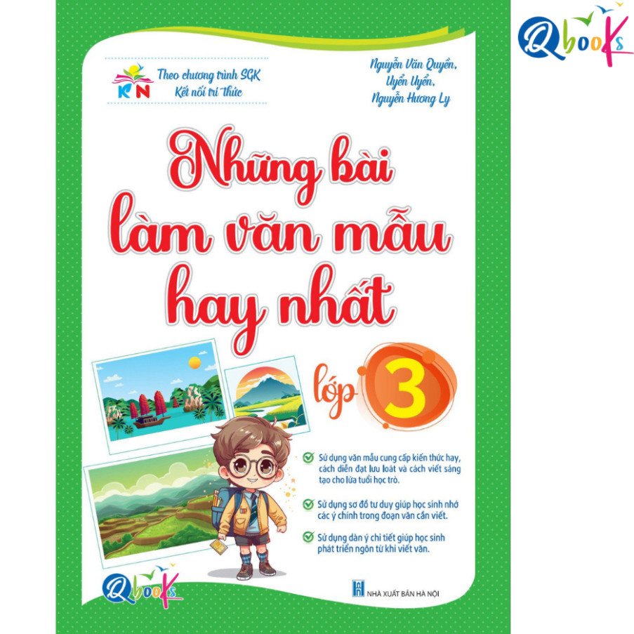 Sách - Những Bài Làm Văn Mẫu Hay Nhất Lớp 3 - Kết Nối Tri Thức Với Cuộc Sống (1 cuốn)