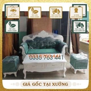 sofa tân cổ điển phong cách hoàng gia với nhiều màu sắc tùy chọn Hàng chính hãng