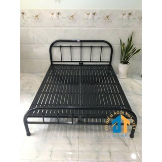 Giường sắt 1m8 trân châu cao cấp