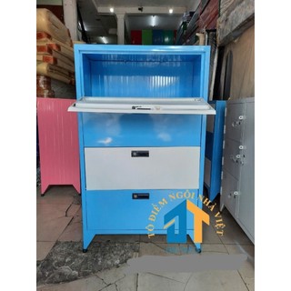 Tủ sắt 4 ngăn bật sơn tĩnh điện