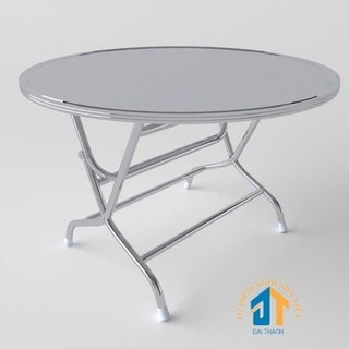 BÀN TRÒN INOX 304 CAO CẤP 1M2