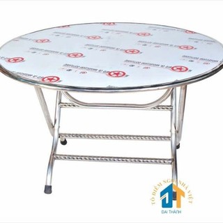 BÀN TRÒN INOX 304 CAO CẤP 1M2