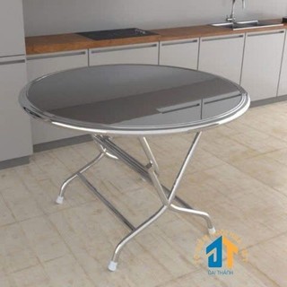 BÀN TRÒN INOX 304 CAO CẤP 1M2