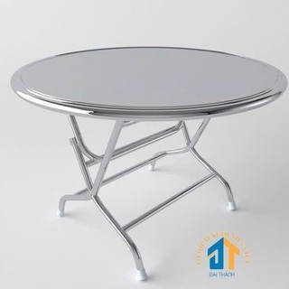 BÀN TRÒN INOX 304 CAO CẤP 1M2
