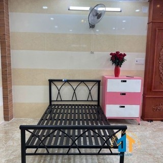 Giường sắt đơn 1m đan chéo