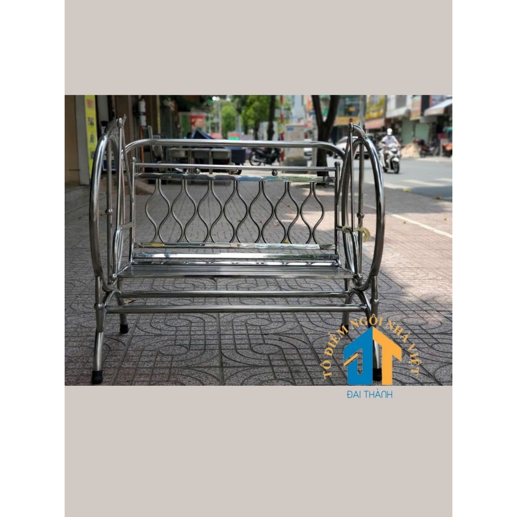 Xích đu inox kiểu đan lưới