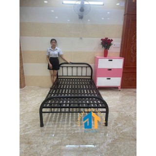 Giường sắt 1m2x2m chấm bi Đại THÀNH