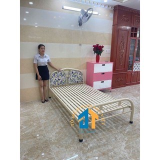 giường sắt đơn 1mx2m Đại thành mẫu mới