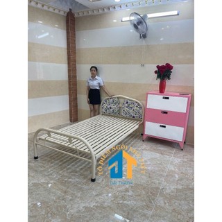 giường sắt đơn 1mx2m Đại thành mẫu mới
