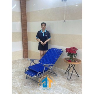 Ghế bố xếp dây dù khung sắt - GX08