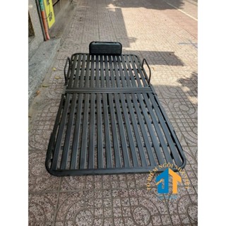 Giường sắt xếp gọn và di chuyển có bánh xe 1m x 2m