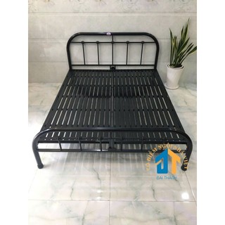 Giường sắt 1m6 trân châu