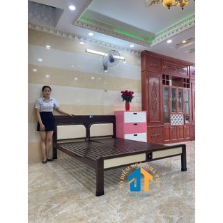 Giường sắt kiểu gỗ đại thành